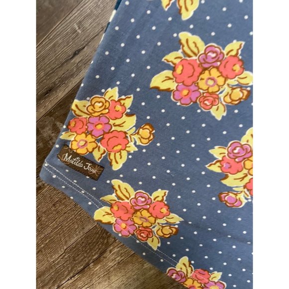 Matilda Jane Striped Floral Ladies Top sz medium - Picture 4 of 4